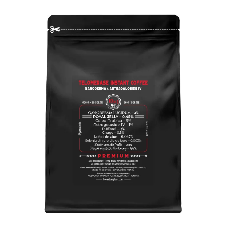 Telomerase Instant Coffee 10in1 – 600g (30 de portii) 1