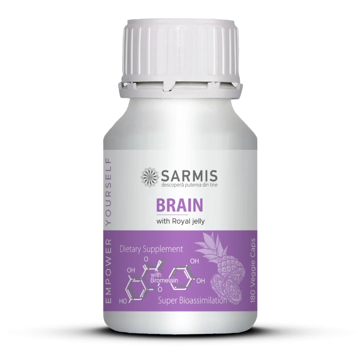 Brain with Bromelain - 180 cps veg 33