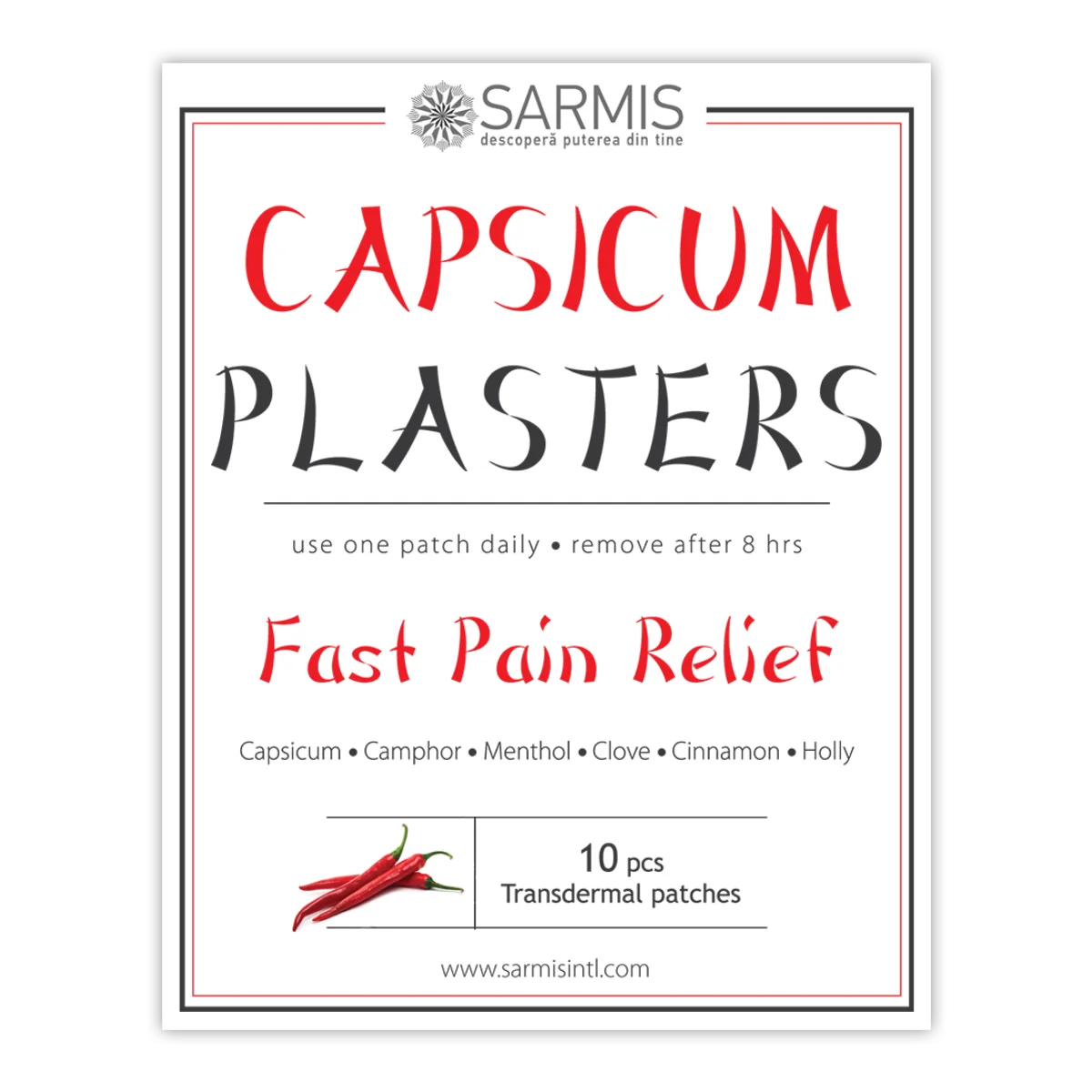 Capsicum Plaster - 10 buc 17