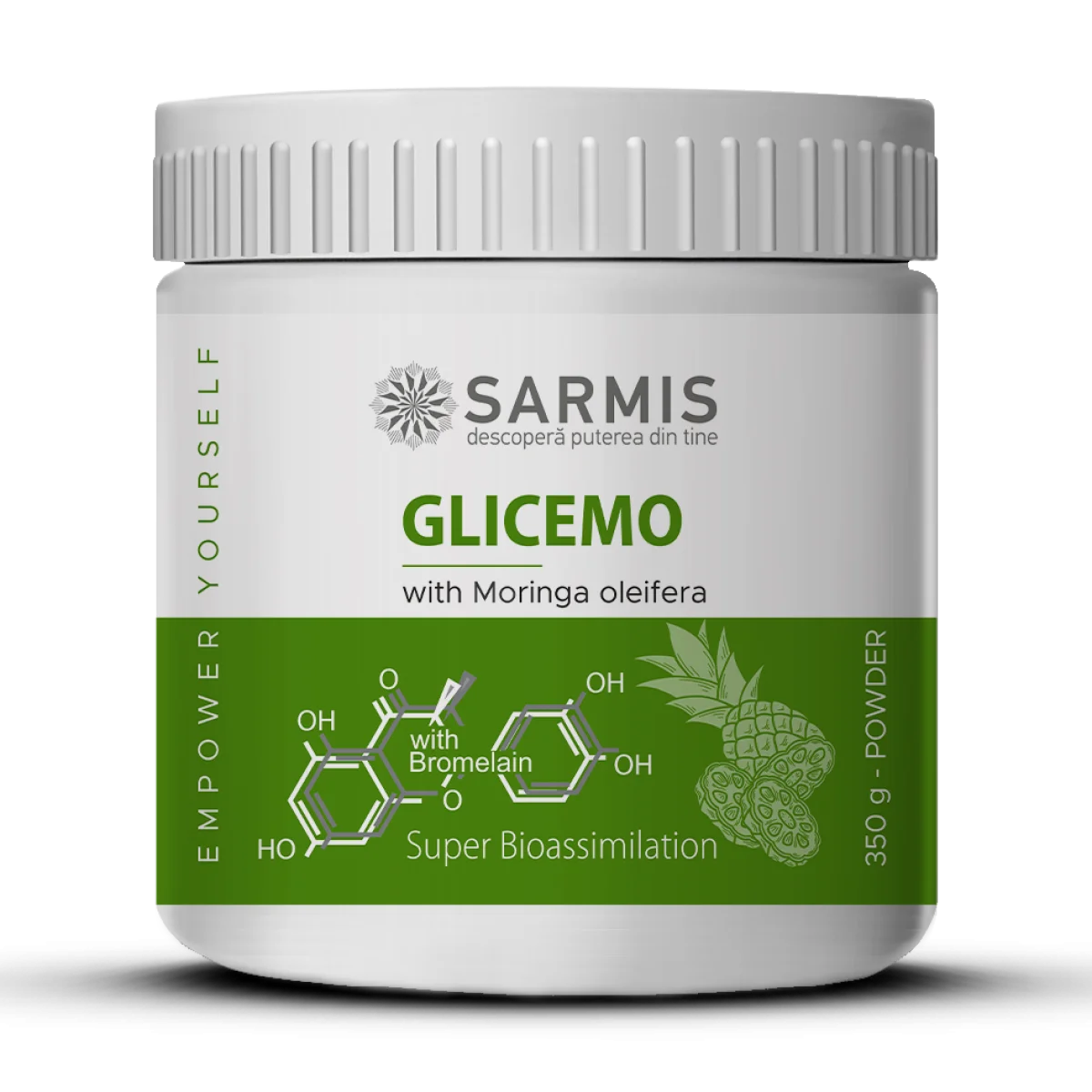 Glicemo with Bromelain - powder - 350 g 9
