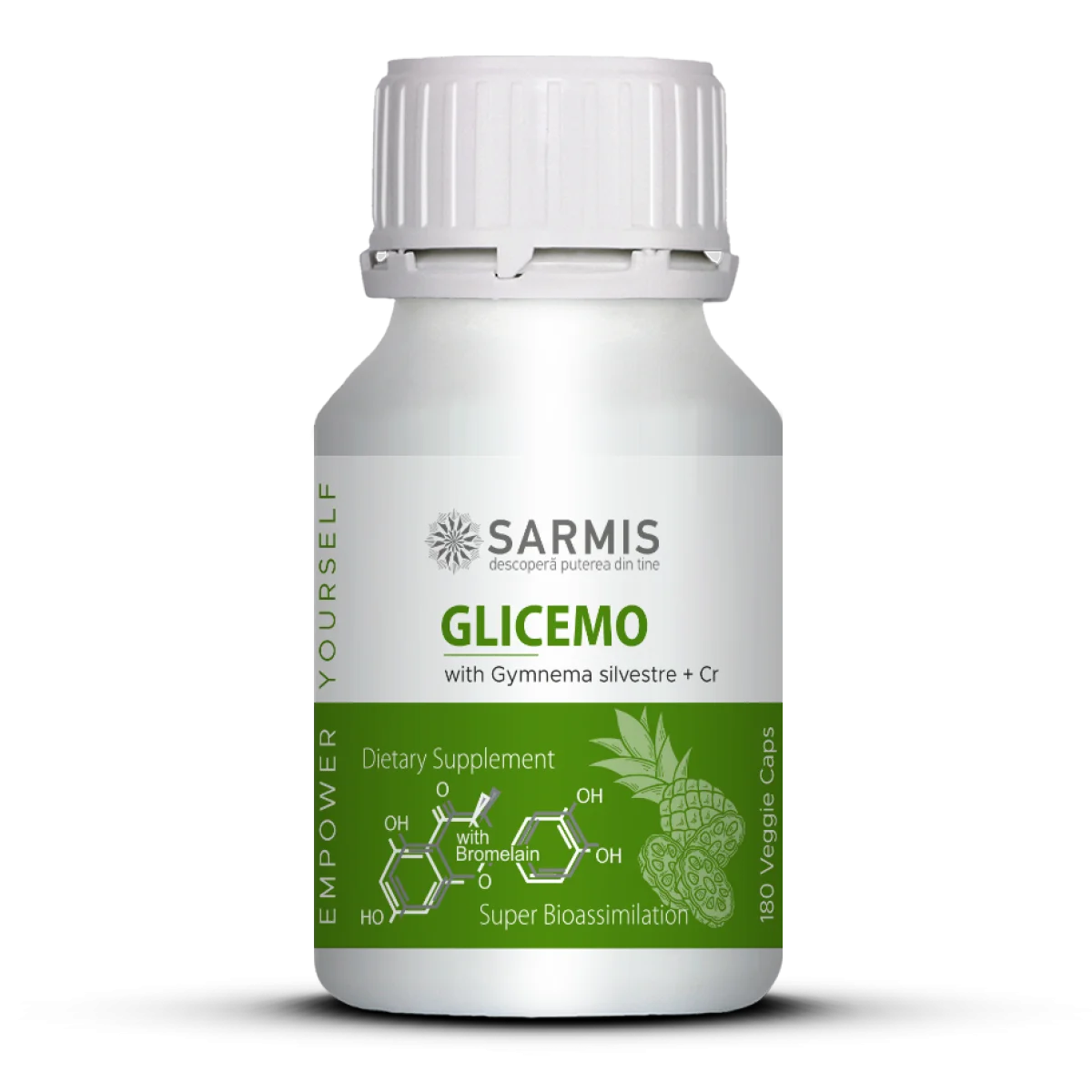 Glicemo with Bromelain - 180 cps veg 29