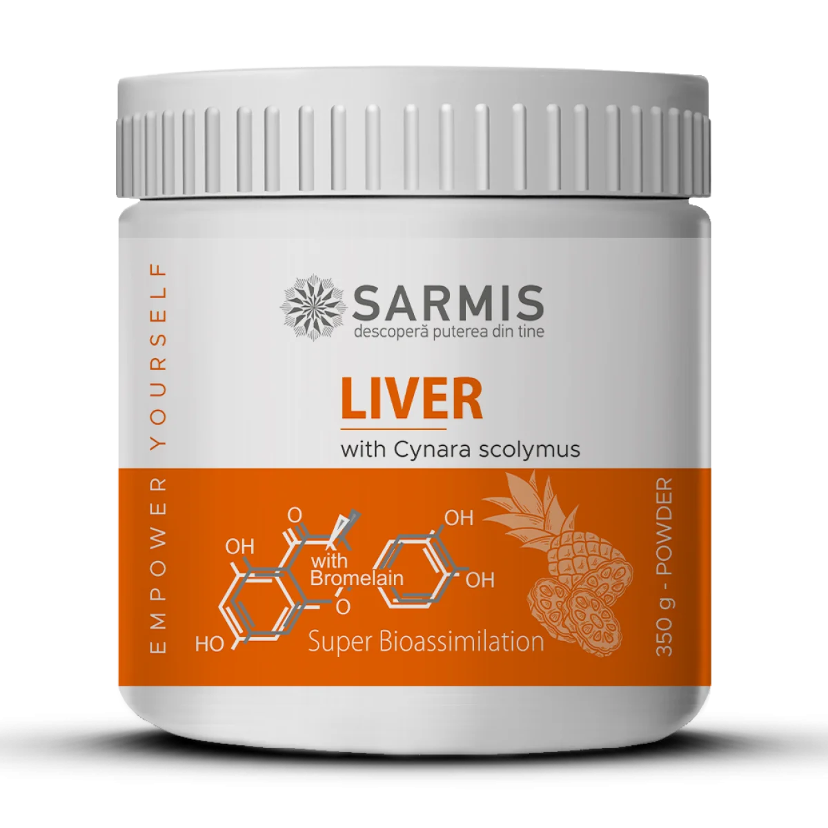 Liver with Bromelain - powder - 350 g 9