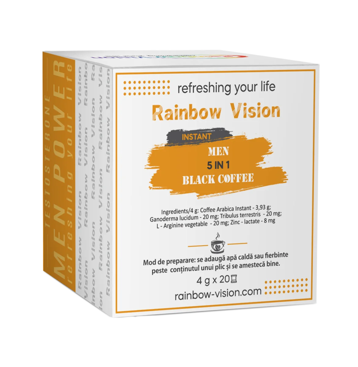 Black Coffee - 5in1 - Men - 20 sachets 25