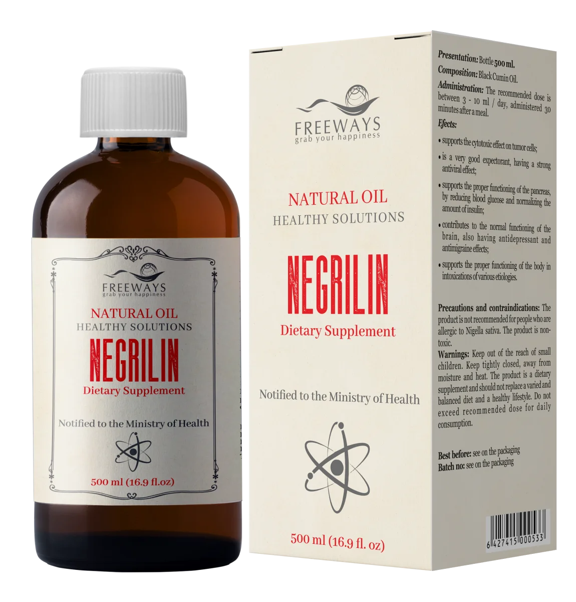 Negrilin - Nigella sativa Oil - 500 ml 9