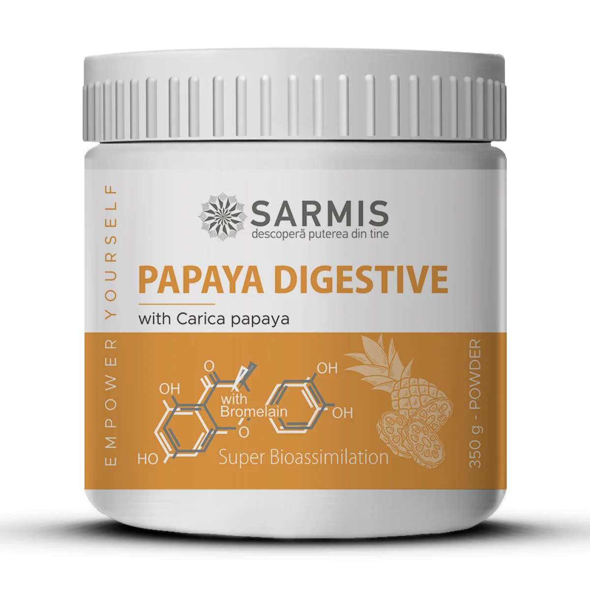 Papaya Digestive with Bromelain - powder - 350 g 9
