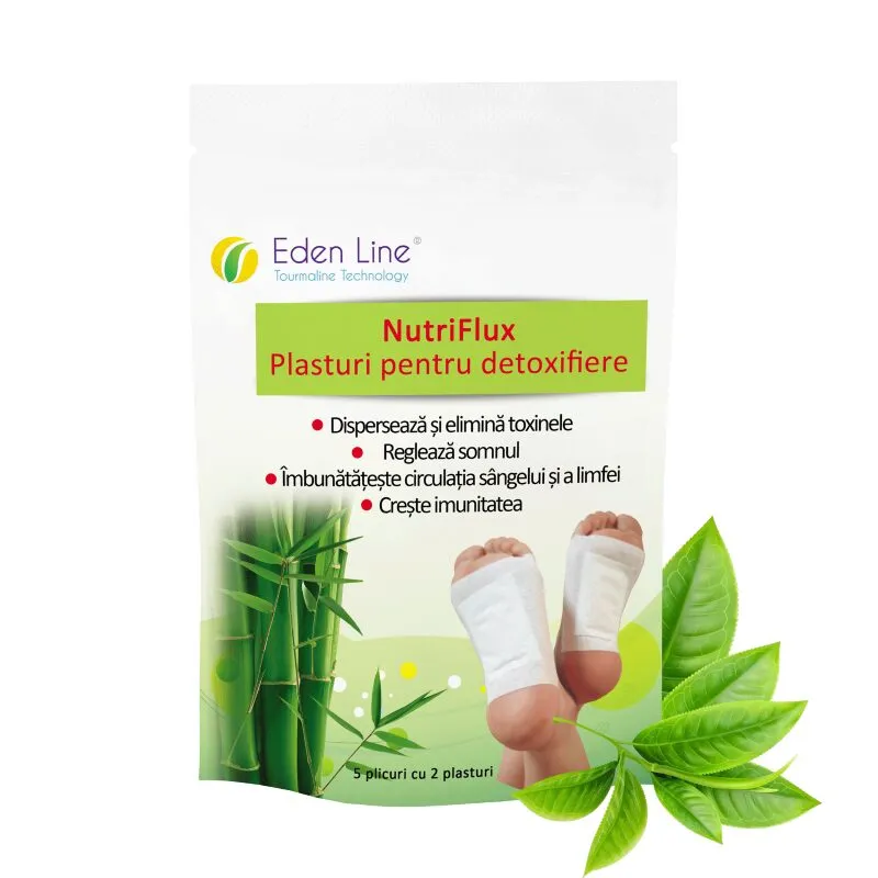 Plasturi detoxifiere cu ceai verde | NutriFlux 1
