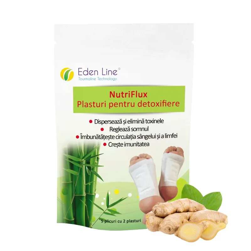 Plasturi detoxifiere cu ghimbir | NutriFlux 1