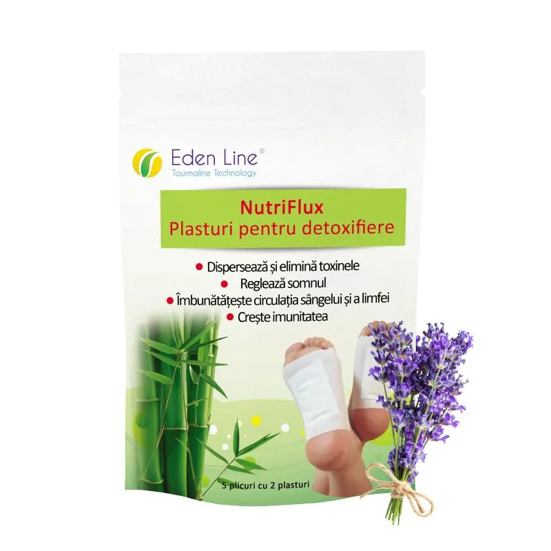 Plasturi detoxifiere cu lavandă | NutriFlux 2 Plasturi detoxifiere cu lavandă | NutriFlux 1