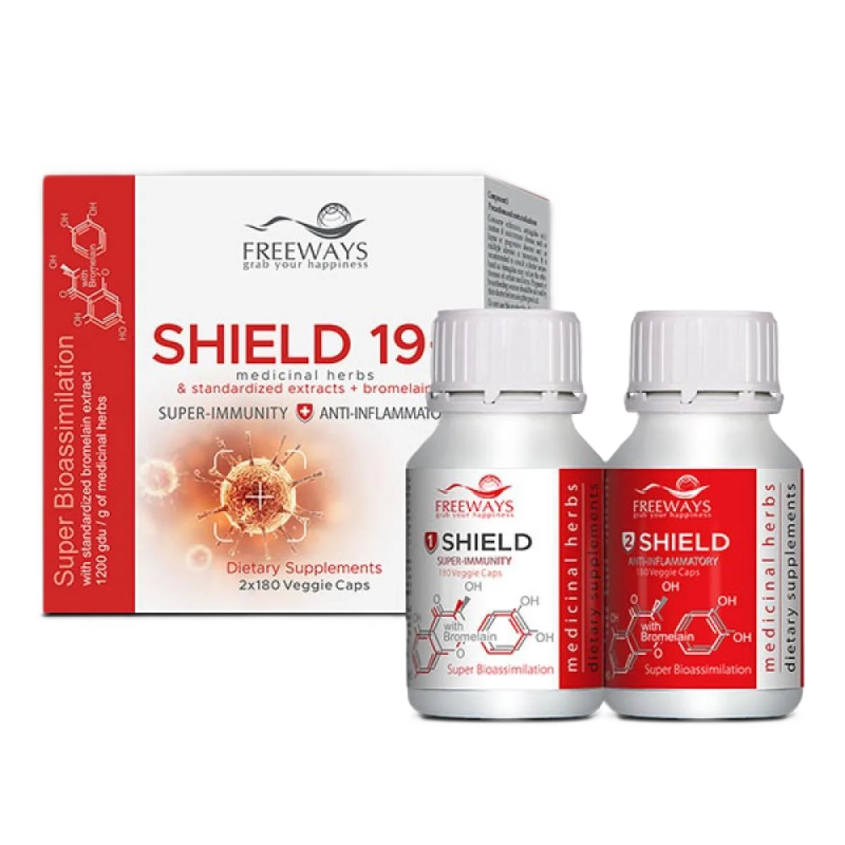 Shield 19+ - 2x180 cps veg 137