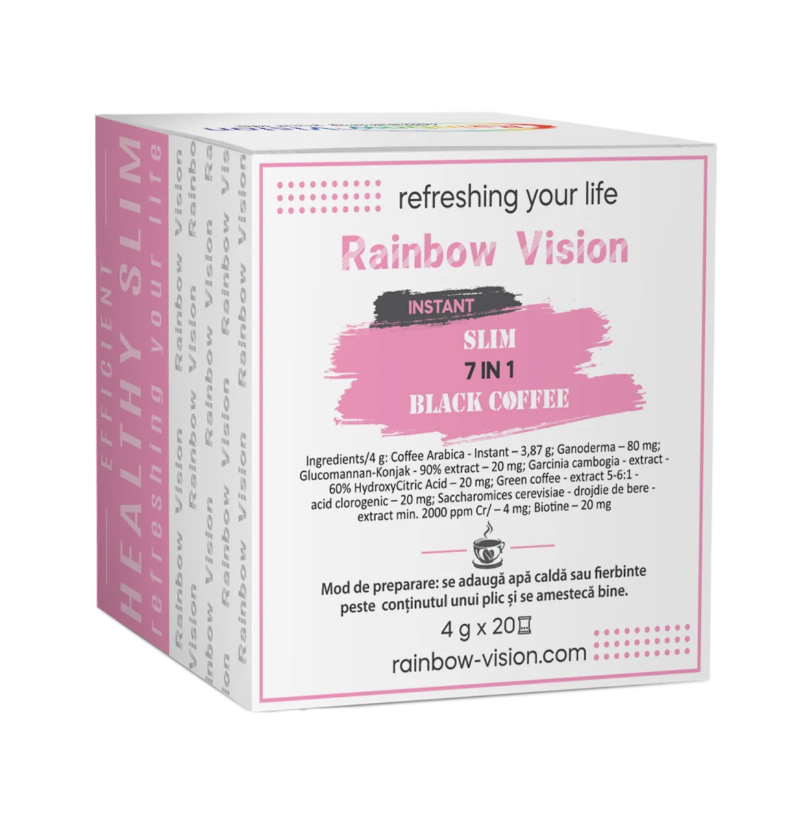 Black Coffee - 7in1 - Slim - 20 sachets 25