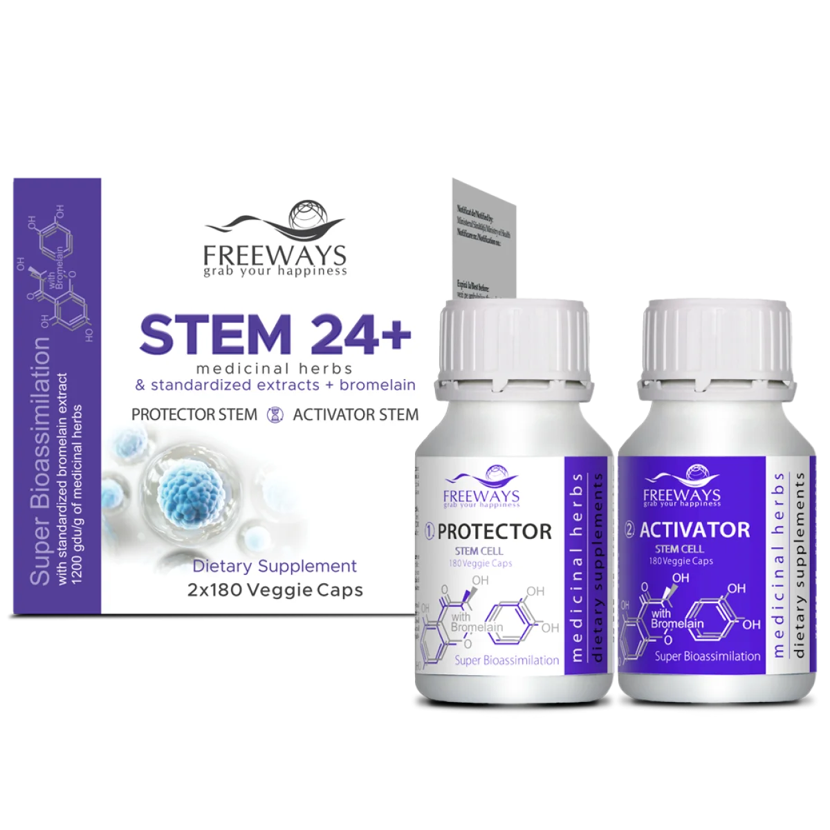 Stem 24+ - 2x180 cps veg 45