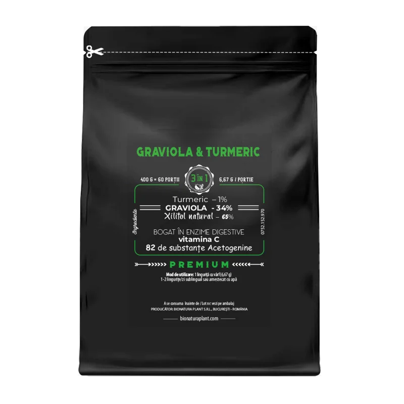 Graviola & Turmeric 400g (60 portii) 1